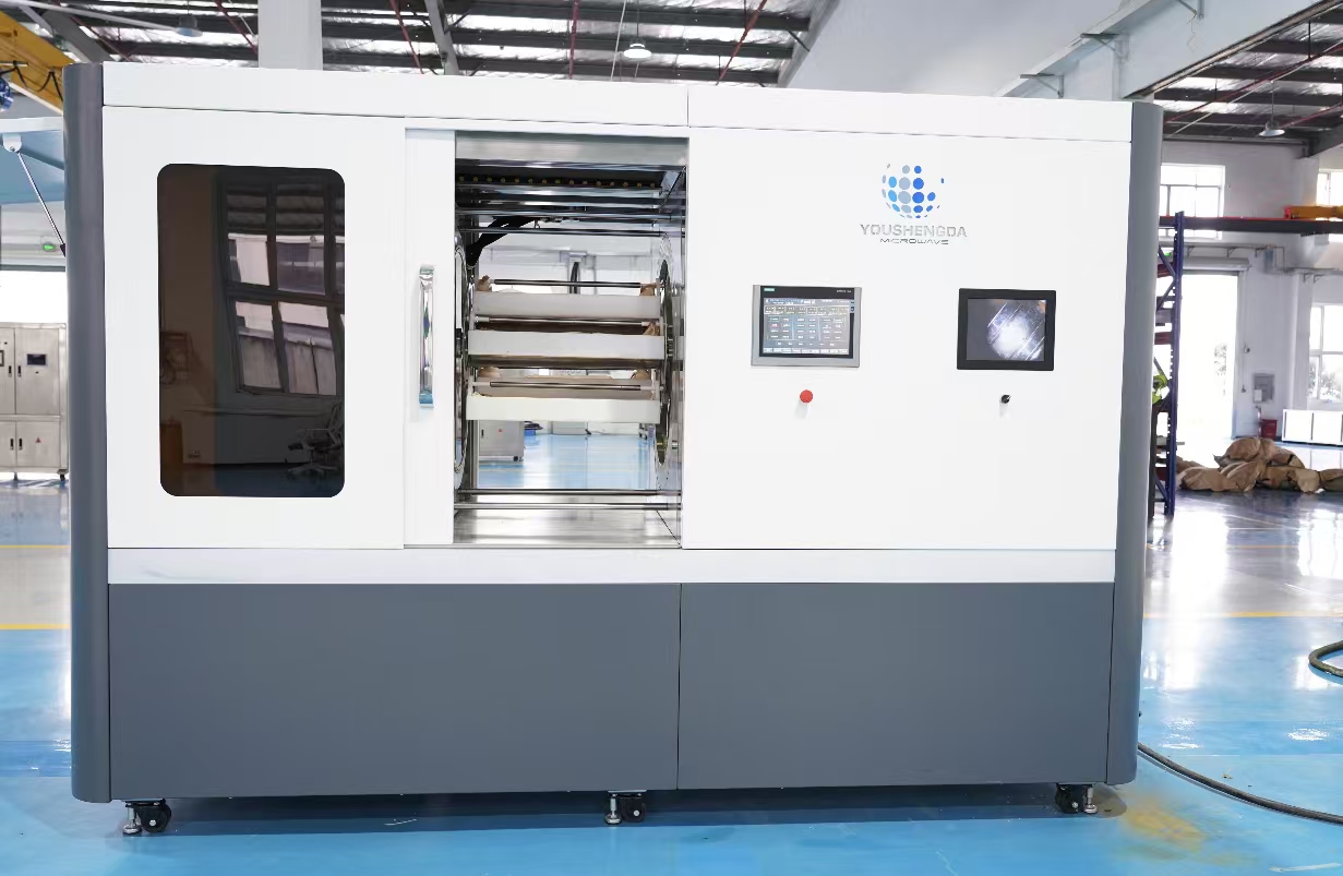 MVD-100kw microwave vacuum basket type low-temperature dryer