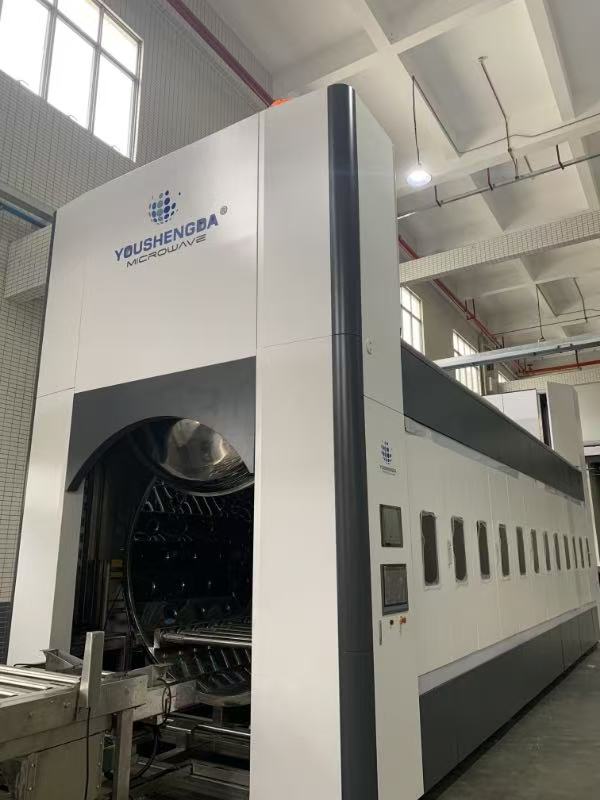 MVD-1800kw Microwave Vacuum Low-temperature Tunnel Dryer